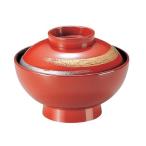 汁椀 蓋付お椀 4寸耐熱仙才椀 朱カ�