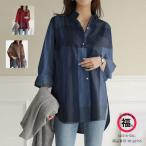 シャツ春ブラウス長袖シャツ30代チ...