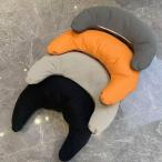 クッション ふわふわ 月型 膝上クッション エアーチャージ 肘置き 背もたれ クッション ヘアサロン 読書 授乳 アームレスト 美容室 ヘアサロン