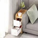  боковой стол розетка ночной столик диван-кровать боковой bed модный из дерева Северная Европа место хранения белый белый чёрный серый compact тонкий Mini стол 