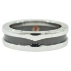 Yahoo! Yahoo!ショッピング(ヤフー ショッピング)BVLGARI ブルガリ B-Zero 1 セーブザチルドレン 1バンド チャリティリング #61 20号 リング シルバー925×ブラックセラミック ユニセックス 中古 送料無料
