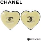 シャネル ハート型ゴールドピアス
