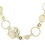 シャネル CHANEL カメリア コレクション ネックレス イエローゴールド 18K（イエローゴール ...