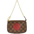 Yahoo! Yahoo!ショッピング(ヤフー ショッピング)ルイ・ヴィトン LOUIS VUITTON ポーチ ハンドバッグ ダミエ・エベヌ ミニ ポシェット・アクセソワール アクセサリーポーチ N58011 レディース 中古 送料無料