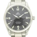 オメガ OMEGA 腕時計 シーマスター アクアテラ レイルマスター 黒文字盤 裏スケ メンズウォッ ...