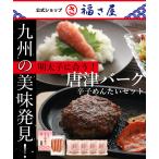 キセキのコラボお試しセット さとふるで1位の唐津バーグ ハンバーグ140g×4個と無着色 辛子めんたい135g×1個セット