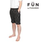 ショッピングステテコ fukuske(フクスケ) ： 迷彩柄 ハーフパンツ ステテコ 麻混(RM9P0001) 紳士 男性 メンズ インナー 肌着 下着 フクスケ fukuske 福助 公式