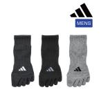 福助 アディダス 3足組 靴下 STRONG 無地 ワンポイント スニーカー丈 土踏まずサポート 5本指(06F08W)紳士 男性 メンズ フクスケ fukuske ふくすけ