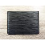 LOUIS VUITTON/ルイヴィトン エピ ポルト2 カルト ヴェルティカル M63202 ノワール パスケース/カードケース