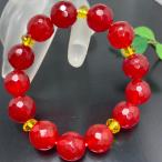 Yahoo! Yahoo!ショッピング(ヤフー ショッピング)幸福呼ぶ奇石 秘紅石ブレスレット　13.5mm　金運　宝くじ運