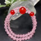 Yahoo! Yahoo!ショッピング(ヤフー ショッピング)幸福呼ぶ奇石　ピンク秘紅石2連ブレスレット　お洒落　可愛い　人気！