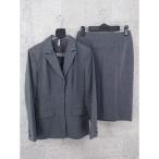 * ANAYI Anayi колени длина юбка костюм выставить верх и низ размер S серый женский P