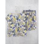 * GLOBAL WORKbotanikaru рисунок безрукавка cut and sewn шорты выставить верх и низ M бежевый мульти- женский 