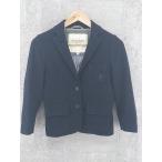 ◇ Abercrombie&Fitch アバクロンビー&フィッチ 長袖 テーラード ジャケット S ネイビー レディース