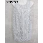 ◇ UNITED ARROWS ユナイテッドアローズ greenlabelrelaxing ノースリーブ 膝丈 ワンピース サイズ36 ホワイト レディース