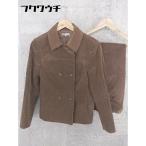 # MICHAEL KORS Michael Kors вельвет 3 деталь юбка брюки выставить верх и низ Brown * 1002798658929