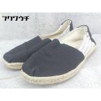 ◇ TOMS トムス 切替 エスパドリーユ シューズ サイズ23cm ブラック レディース