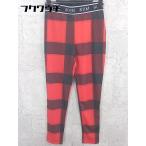 * * новый товар * MOUSSY Moussy с биркой STUDIOWEAR проверка леггинсы FREE размер черный красный женский 