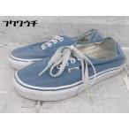 ◇ VANS ヴァンズ オーセンティック スケボー シューズ 22 ネイビー * 1002799211505