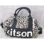 ◇ Kitson キットソン アニマル 豹柄 レオパード 2way ハンド ショルダー バッグ ベージュ *