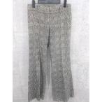 * M-PREMIER M тянуть mie Glenn проверка flare pants 38 серый женский 