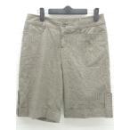 * NEWYORKER новый yo- машина Glenn проверка половина шорты 64-91 серый Brown * 1002799875820