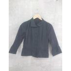 ◇ TRUSSARDI トラサルディ 長袖 コーチ ジャケット 38 ブラック *