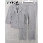 * INDIVI Indivi 7 минут рукав брючный костюм верх и низ выставить 36 серый * 1002799895330