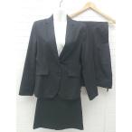 * m.f.editorial M ef Эдди to настоящий 2B колени длина одиночный юбка брючный костюм выставить верх и низ L черный женский 