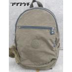 ■ kipling キプリング モンキーチャーム デイパック リュック カーキ レディース