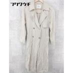 * * SLOBE IENA slow b Iena талия шнур длинный рукав пальто бежевый женский 