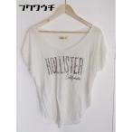 ショッピングホリスター ◇ HOLLISTER ホリスター ロゴ 半袖 プリント Tシャツ カットソー サイズS ホワイト レディース