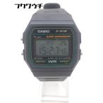 * CASIO Casio F-91w работа товар кварцевый цифровой наручные часы часы черный мужской 