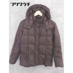 # UNIQLO Uniqlo длинный рукав пуховик размер S Brown женский 