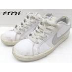 * NIKE Nike 844896-100 пальто Royal COURTROYAL спортивные туфли размер 22.5cm белый серебряный женский 