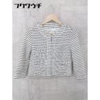 ◇ ROPE PICNIC ロペピクニック 長袖 ジャケット サイズ36 ホワイト＆ブラック レディース