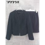 * COMME CA ISM Comme Ca Ism колени длина юбка костюм выставить верх и низ размер S оттенок черного женский 