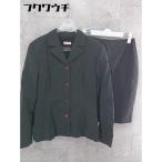 * Max&amp;Co. Max &amp;ko- колени длина одиночный юбка костюм выставить верх и низ размер 40 серый серия женский 