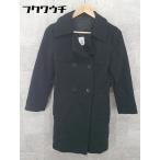 # UNTITLED Untitled double wool coat size 2 black lady's 