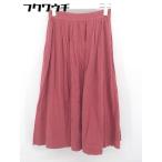 ◇ OZOC オゾック 膝下丈 フレア スカ