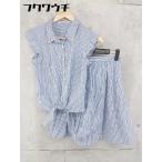 * * Apuweiser riche полоса biju- колени длина рубашка юбка выставить верх и низ размер 2 голубой белый женский 