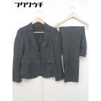 * UNITED ARROWS United Arrows 1B однобортный костюм выставить верх и низ размер 36 черный женский 