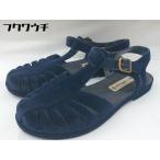◇ melissa + isabela capeto メリッサ サンダル シューズ サイズUSA7 EUR36 ネイビー レディース