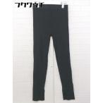 * PLST плюс te талия резина разрез ребра вязаный леггинсы брюки размер M черный женский 