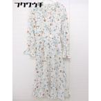 ◇ ◎ OZOC オゾック 花柄 長袖 膝下�