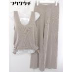 * JEANASIS Jeanasis выставить верх и низ размер F оттенок бежевого женский 