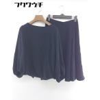 # FONCE phone seABAHOUSE Abahouse колени внизу длина юбка блуза выставить верх и низ темно-синий серия женский 