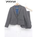 # m.f.editorial M ef Эдди to настоящий 1B однобортный костюм выставить верх и низ размер M серый серия женский 