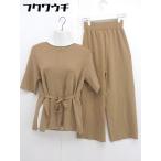 * UNR UNRELISH Anne rely shu талия лента вязаный выставить верх и низ размер M Brown женский 