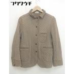 ◇ ARMEN アーメン 長袖 キルティング ジャケット サイズ1 ブラウン レディース